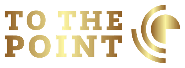 to the popint logo gold